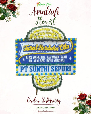 Papan Bunga Duka di Banyusari